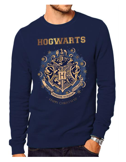 Harry Potter Felpa uomo blu