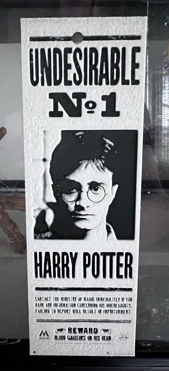 Segnalibro Harry Potter Undesirable