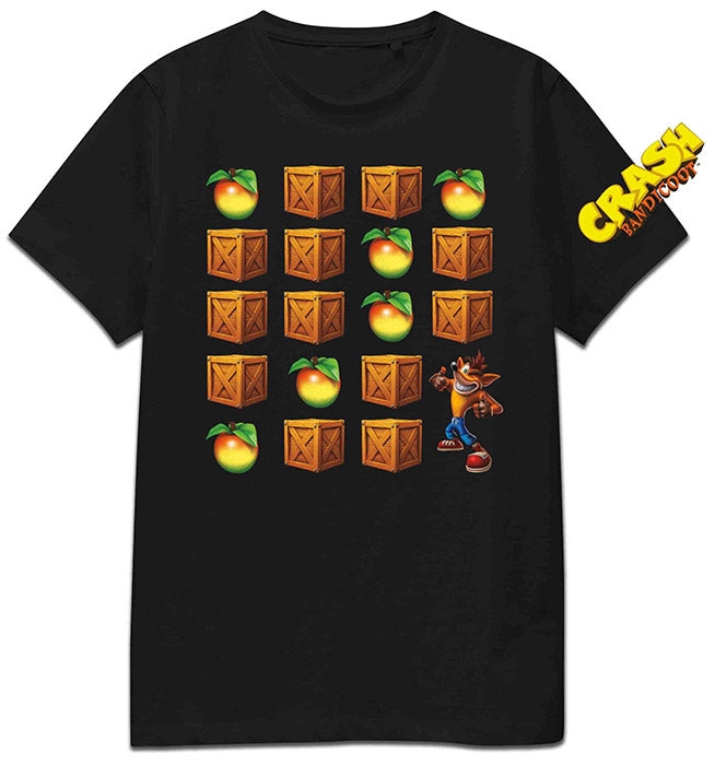 T-Shirt Unisex Crash Bandicoot Apple Crate Tee